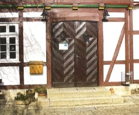 Barrierefreie Sanierung sanitärer Anlagen/Eingangsbereich sowie Erweiterung Schlosserei/Überdachung und Ausstattung im Freizeitheim Scheppau