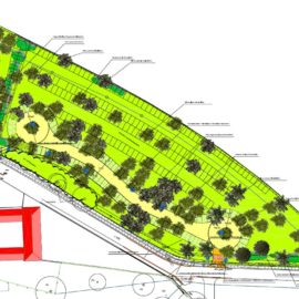 Einrichtung eines Parkplatzes am Rittergut in Lucklum