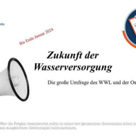 Zukunft der Wasserversorgung