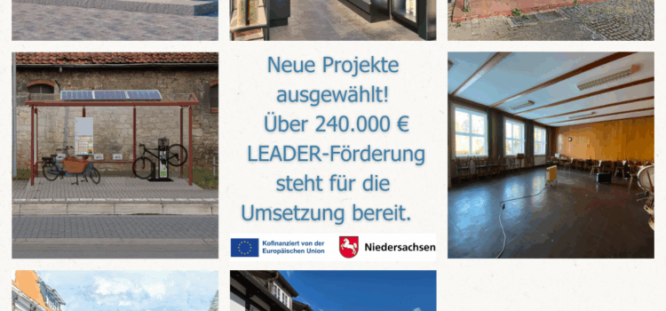 Neue Projekte ausgewählt! Neue Projekte ausgewählt!
